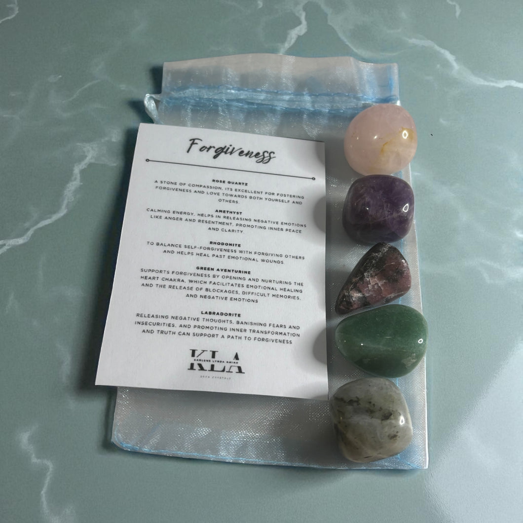 Forgiveness Crystal Pouches