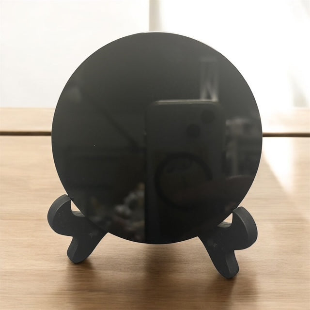 Black Obsidian Mirror